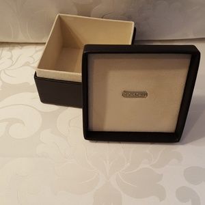 Coach Leather Jewerly/Watch Box
